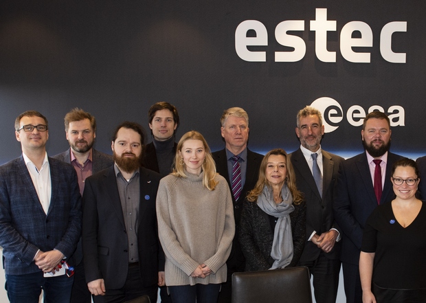 Artur Jutman participates in Estonian trade mission to ESA (ESTEC) in Noordwijk